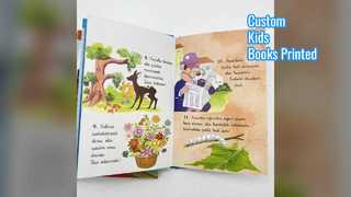 Aangepaste kinderboeken afdrukken 170 gsm mat kunstpapier